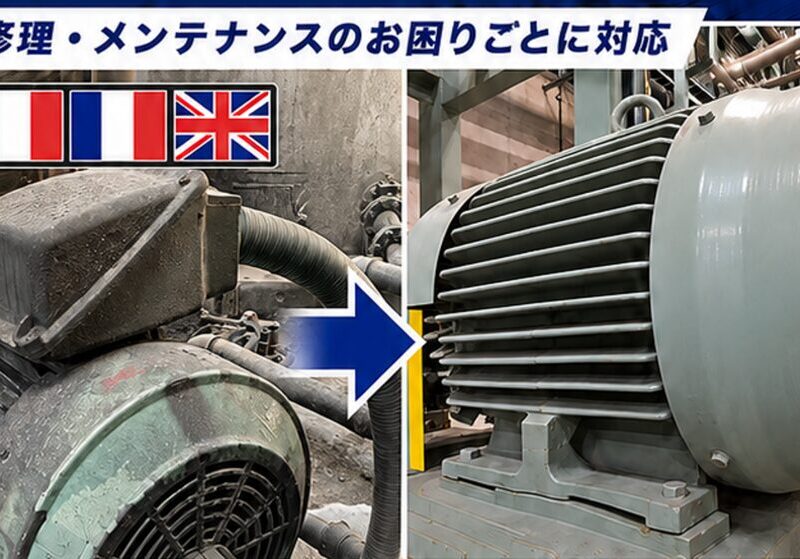 海外製モーターから国産モーターへ置き換える際の3つの確認ポイント