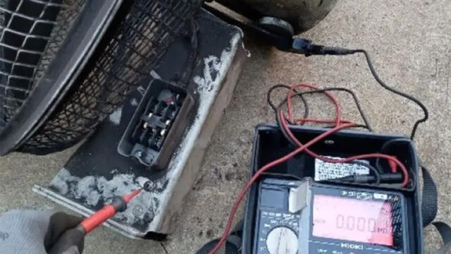 モーター調査と扇風機交換工事