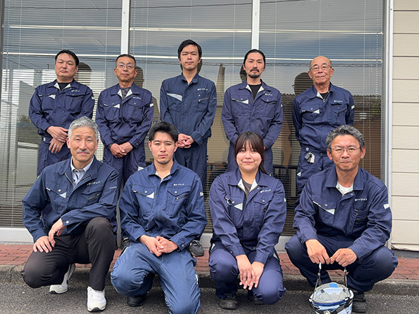 サイテック社員の集合写真